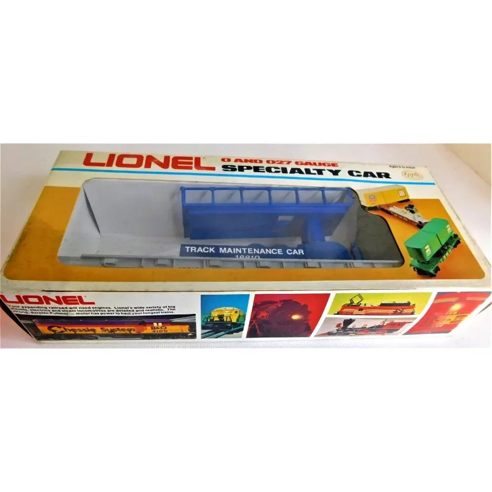 Lionel Track Maintenance Car Specialty Train Car 6-16610
